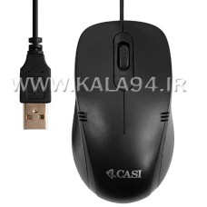 ماوس سیمی CASI CL-T01 طراحی جدید / کلیک مقاوم با دقت بالا در ضرب مداوم / غلتک روان و نرم / درگاه USB / کیفیت عالی / پک جعبه ای بزرگ